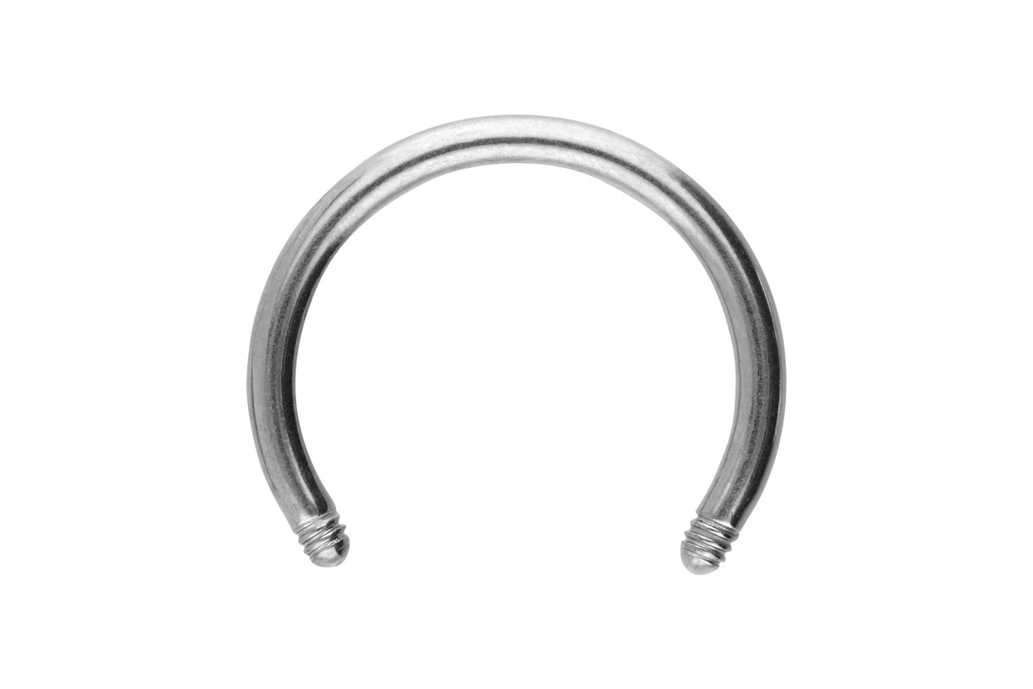 Titan Hufeisenring Piercing ohne Kugel